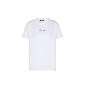 Balmain White Cotton Women's T-Shirt